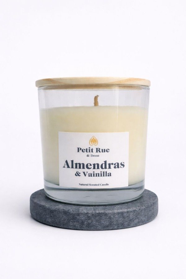 Producto - Vela de soja Almendras y Vainilla