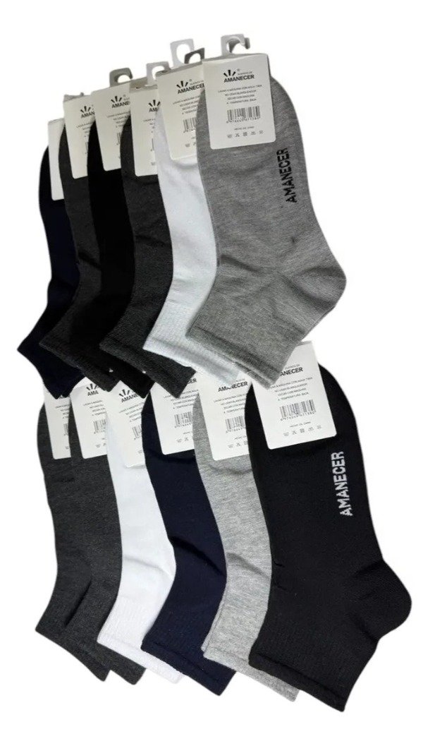 Producto - AMAH - Amanecer - Medias Soquetes Hombre x Docena