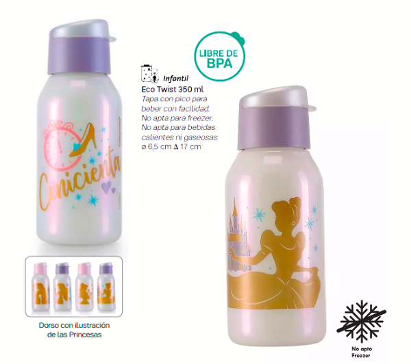 Producto - Eco Twist Cenicienta 350 ML Tupperware