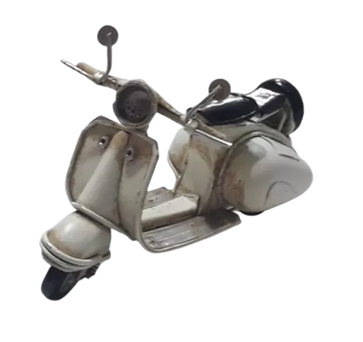 Producto - Moto De Chapa Replica En Miniatura Largo 11 Cm (2)