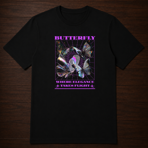 Producto - Remera - Butterfly where elegance takes flight - 0