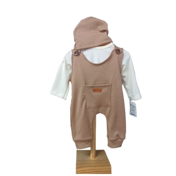 Producto - Jardinero Largo con Remera y Gorro Otoño/Invierno
