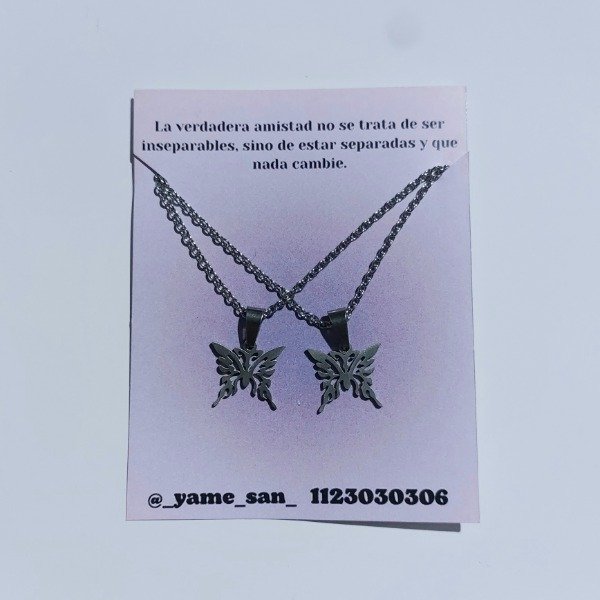Producto - Cadenitas de mariposa compartir