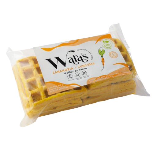 Producto - WAFFLES DE ZANAHORIA Y CÚRCUMA
