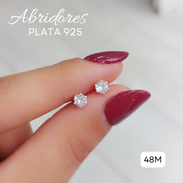 Producto - Aros abridores cubics con engarce