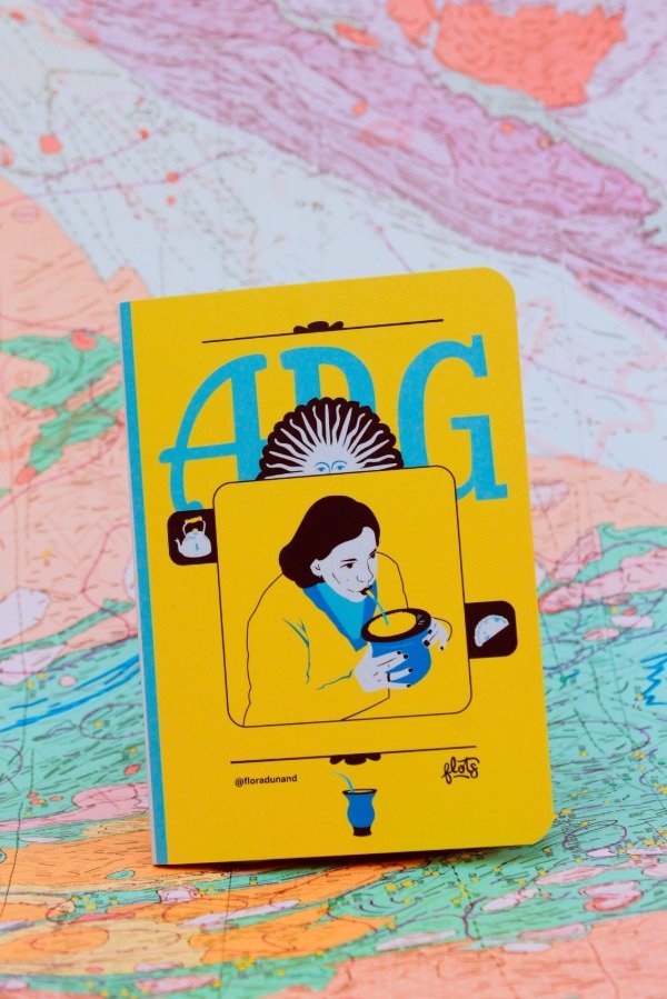 Producto - Libreta A6 ARG - Flots
