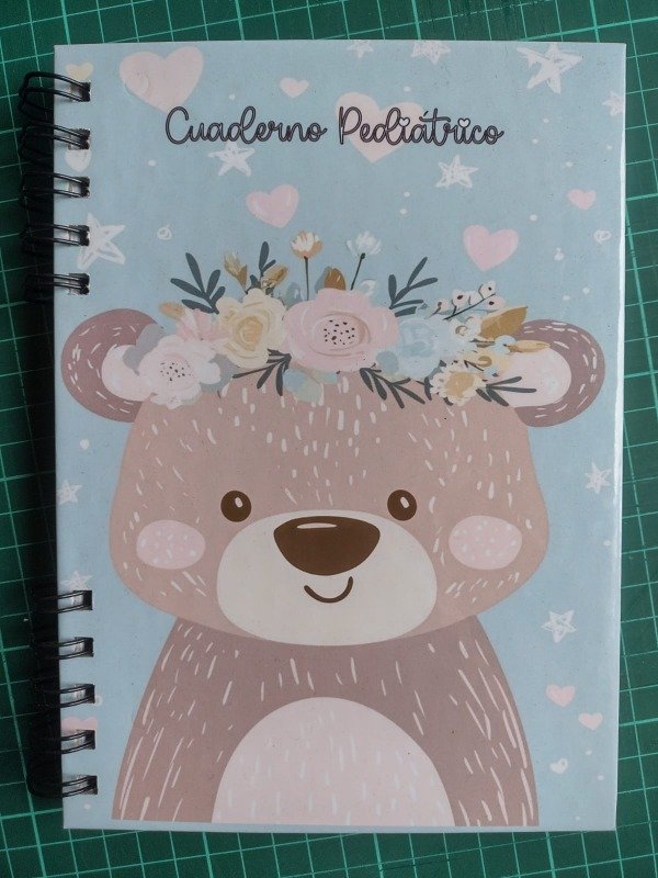 Producto - Cuaderno Pediátrico Tapa Celeste A5
