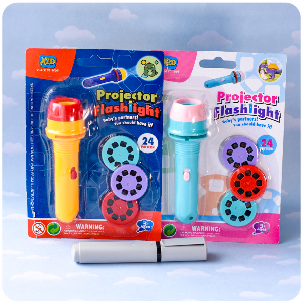 Producto - Linterna Proyectora - 24 Imágenes: Dinos, Safari y Mar