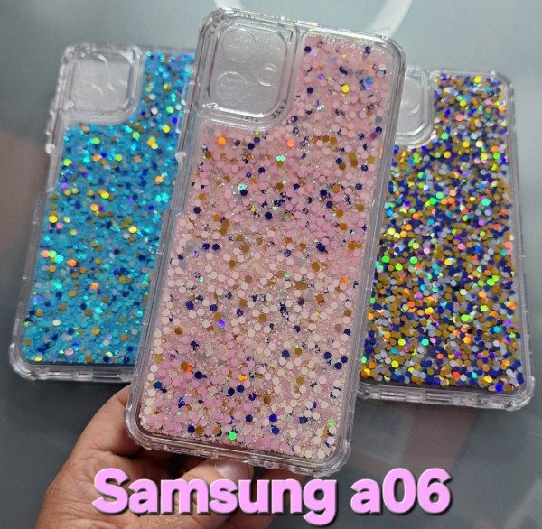 Producto - Fundas glitter 360. Samsung a06