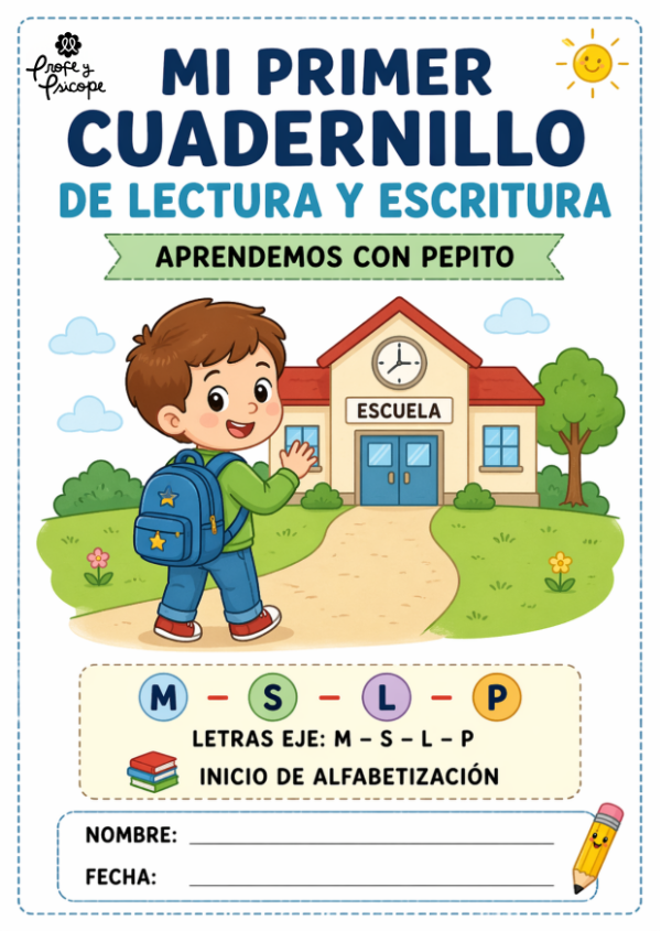 Producto - Mi Primer Cuadernillo de Lectura y Escritura Aprendemos con Pepito