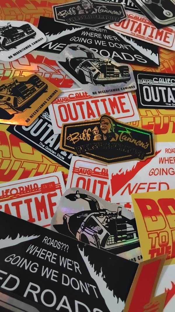Producto - Sticker Volver al futuro