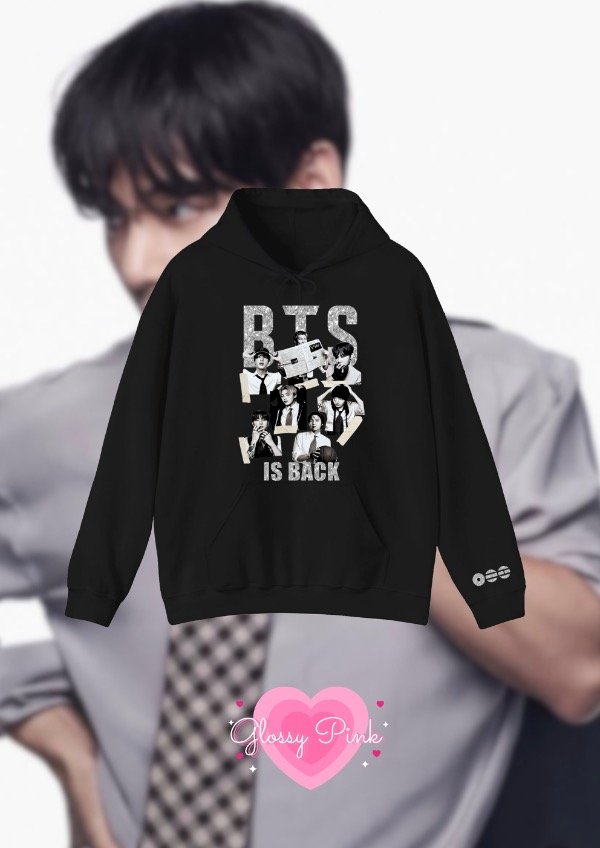 Producto - Canguro BTS Is Back con glitter - DTF