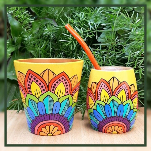 Producto - SET MATE Y MACETA N10 HEDDA