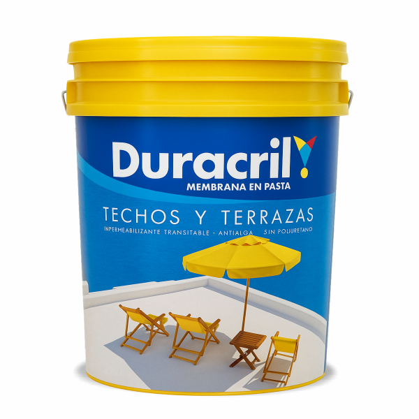 Producto - Membrana En Pasta Para Techos Y Terrazas Duracril 20lts