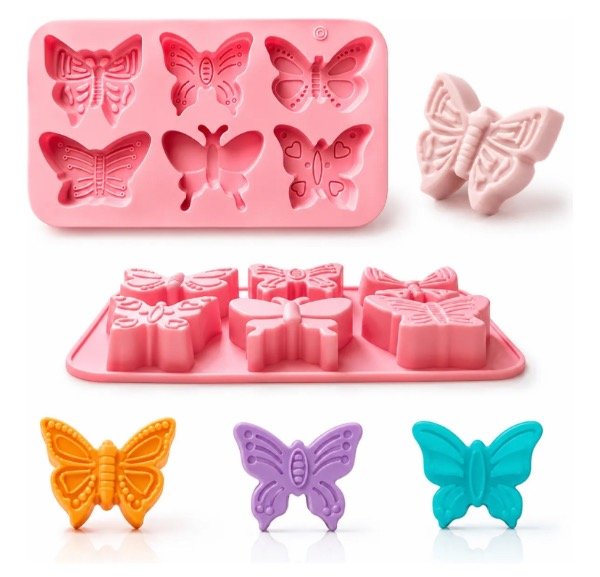 Producto - MOLDE SILICONA x6 MARIPOSAS