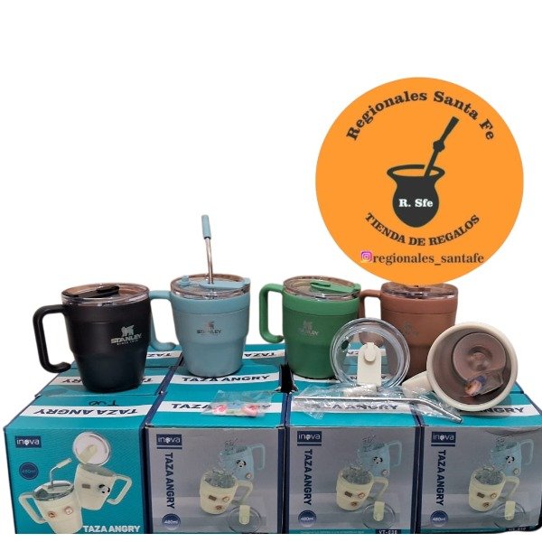 Producto - Jarro con asa y sorbete de metal