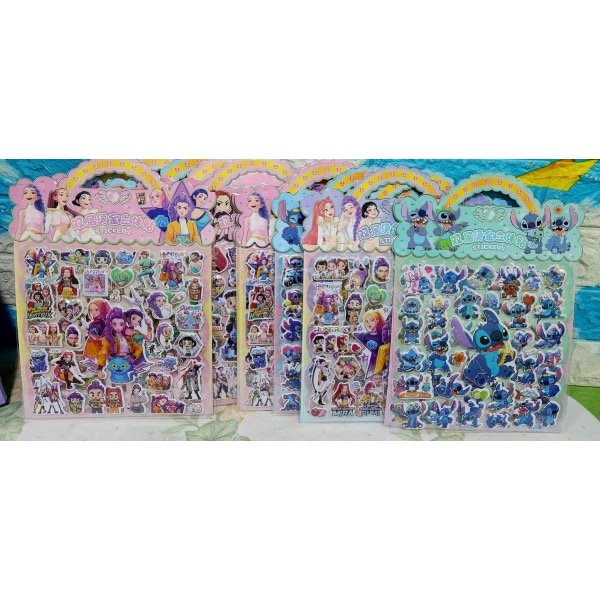 Producto - Sticker 3D relieve Stitch guerreras del kpop