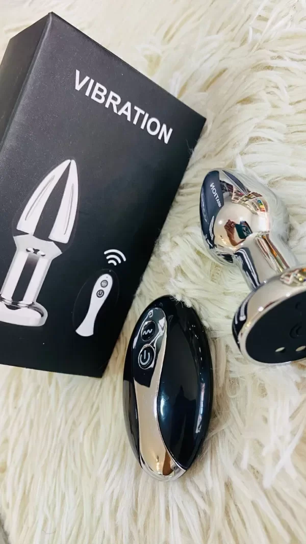 Producto - SEXA PLUG DE METAL CON VIBRACIÓN - 1