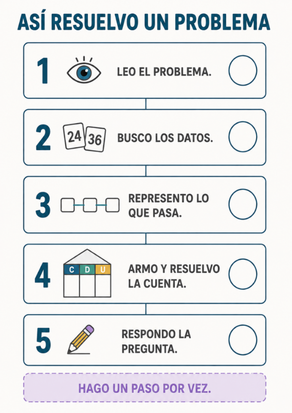 Producto - RESUELVO PROBLEMAS CON CASITAS: SUMAS Y RESTAS DE 2 Y 3 CIFRAS - 1