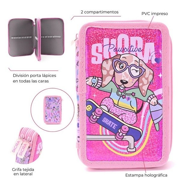 Producto - CARTUCHERA 2 PISOS PETS