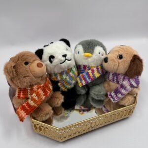 Producto - C-2001 LLAVERO PELUCHE ANIMALES CON BUFANDA X1U