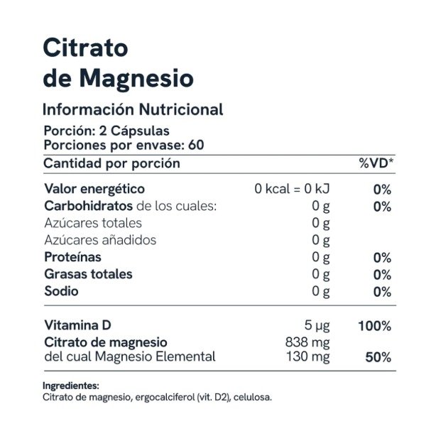 Producto - Citrato de Magnesio en Cápsulas - 5