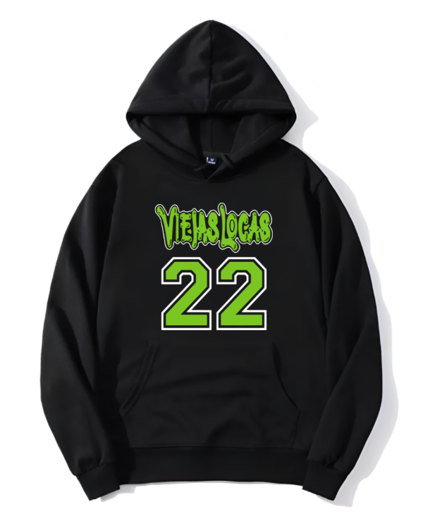 Buzo viejas locas 22 verde con piluso de regalo
