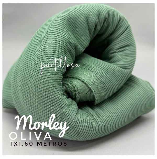 Producto - Morley elastizado OLIVA - 1x1.60 metros