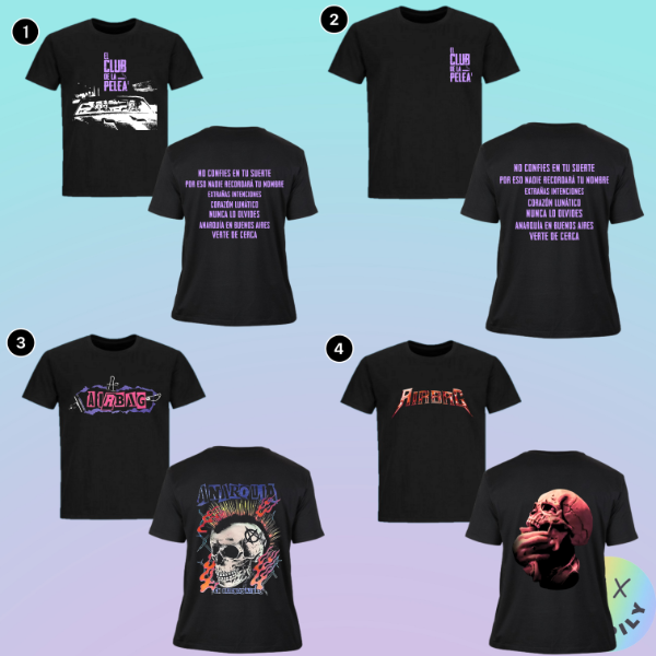 Producto - Remeras Airbag Doble estampa #1 (varios modelos)