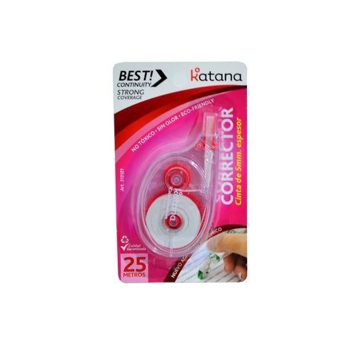 Producto - CINTA CORRECTORA 5MMX25MTS BLISTER X1 KATANA