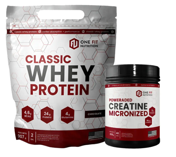 Producto - COMBO ONE FIT PROTEÍNA + CREATINA