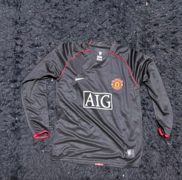 Producto - CAMISETA MANGA LARGA MANCHESTER UNITED CRISTIANO RONALDO NEGRA 2008