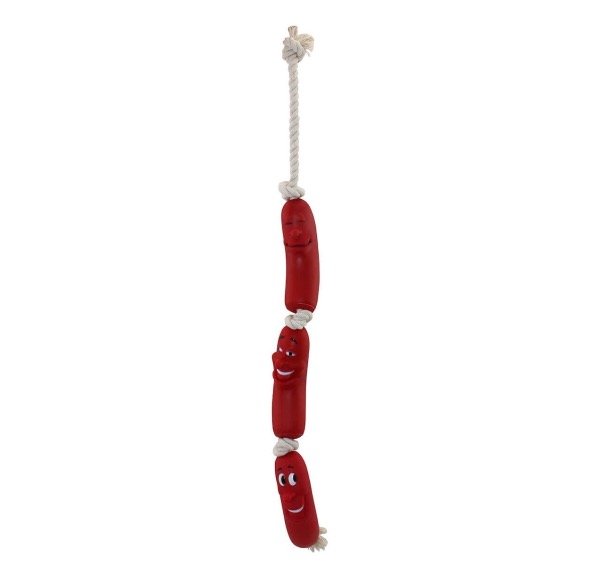 Producto - Juguete 3 Salchichas en soga