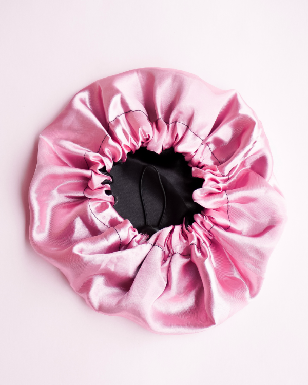 Producto - Gorro de satén Antifrizz - Rosa Caramelo