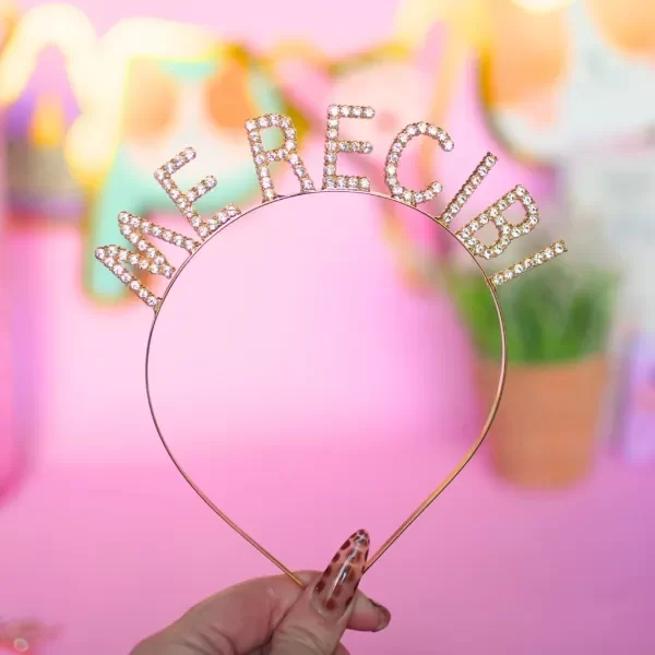 Producto - VINCHA DE EGRESADAS "ME RECIBI" ORO