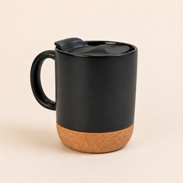 Producto - Taza mug ceramica con tapa 300 ml - 3