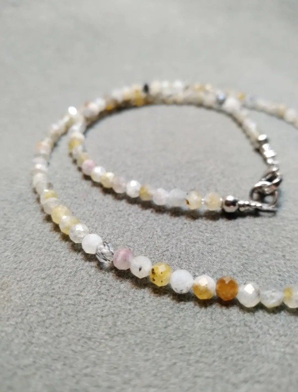 Producto - Gargantilla labradorita facetada