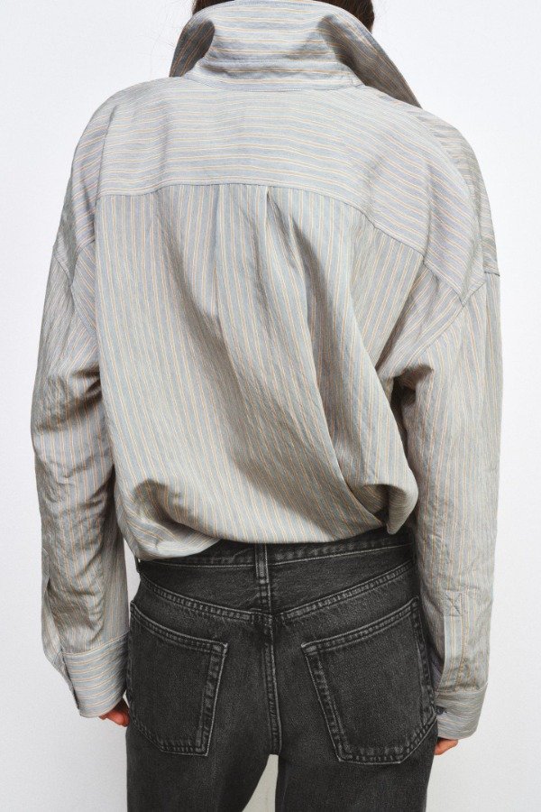 Producto - Camisa rayas multicolor Zara - 4