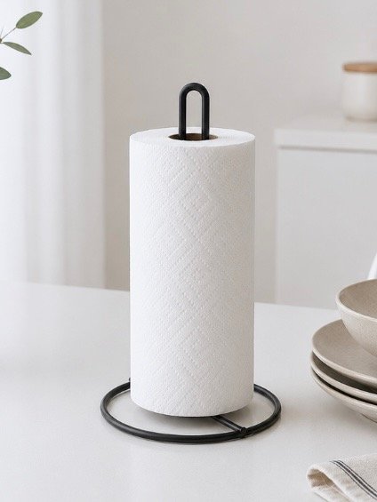 Producto - Porta rollo de cocina negro