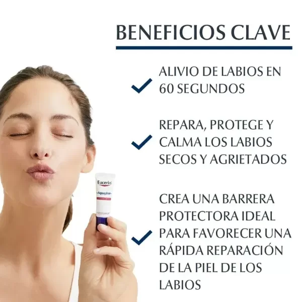 Producto - Reparador de Labios Eucerin S.O.S Aquaphor x 10 ml - 1