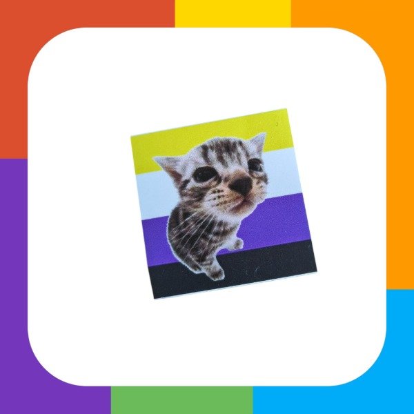 Producto - Sticker Gato meme no bi