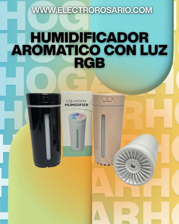 Producto - HUMIDIFICADOR AROMATICO C/ LUZ RGB