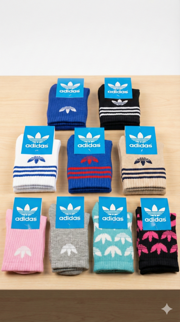 Producto - PACK MEDIAS SURTIDAS ADIDAS . MIXTA  X 12 UNIDADES