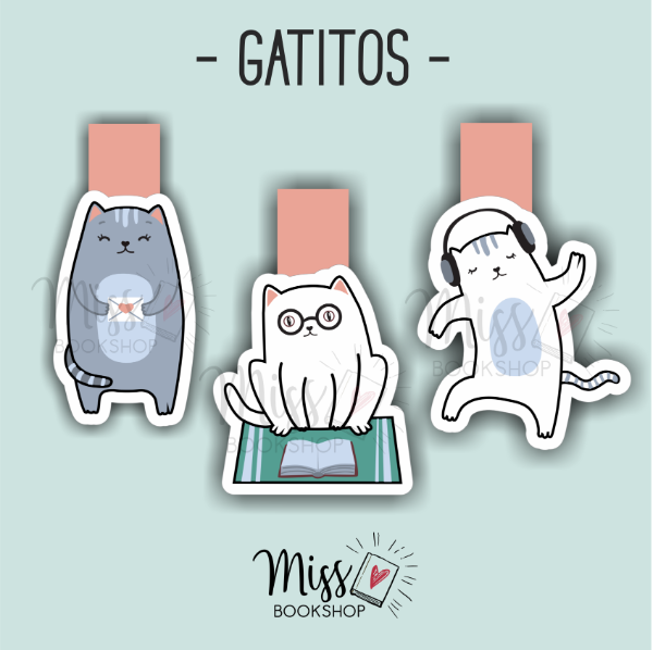 Marcapaginas Magnetico Marcapaginas Originales Forma De Gato,s