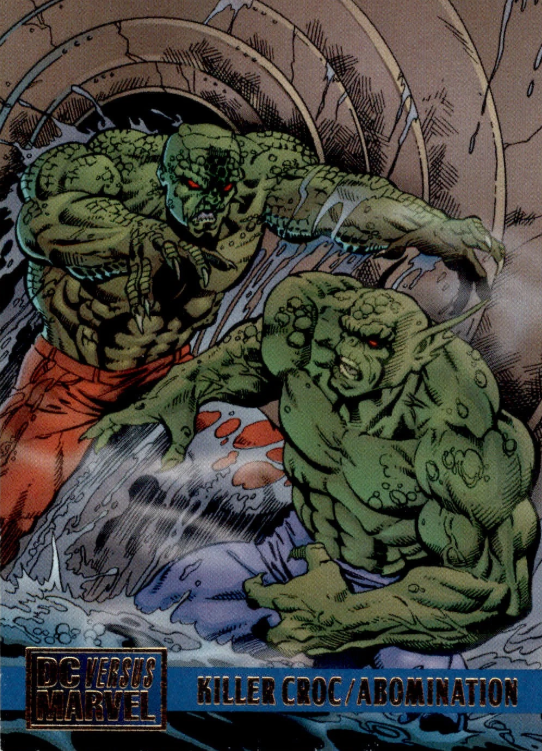 Producto - 1995 Fleer DC vs. Marvel Comics #84 - Killer Croc / Abomination BTL - 0
