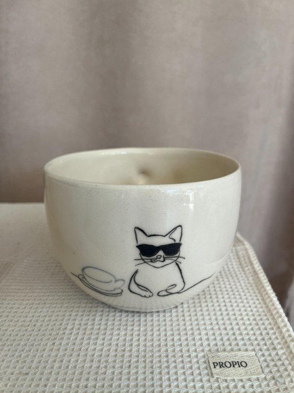 Producto - Tazon gato canchero.