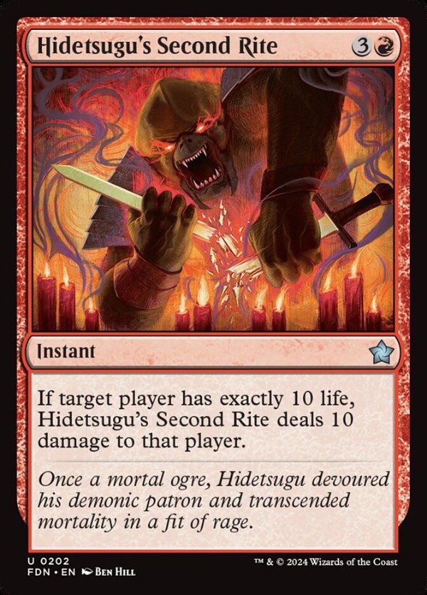 Producto - Hidetsugu's Second Rite #202  Foundations