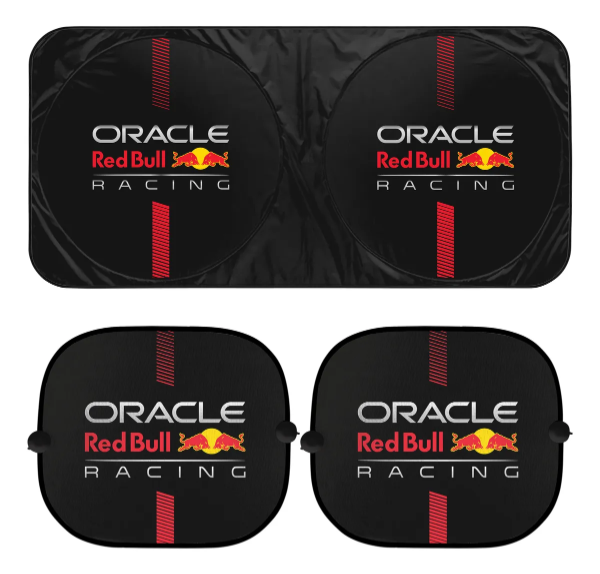 Producto - JUEGO CORTINAS PARASOLES X3UNIDADES RED BULL RBSS3P001