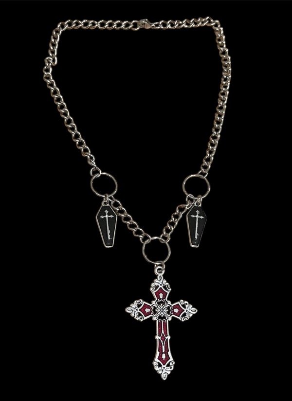 Producto - Collar cruz - ataúdes