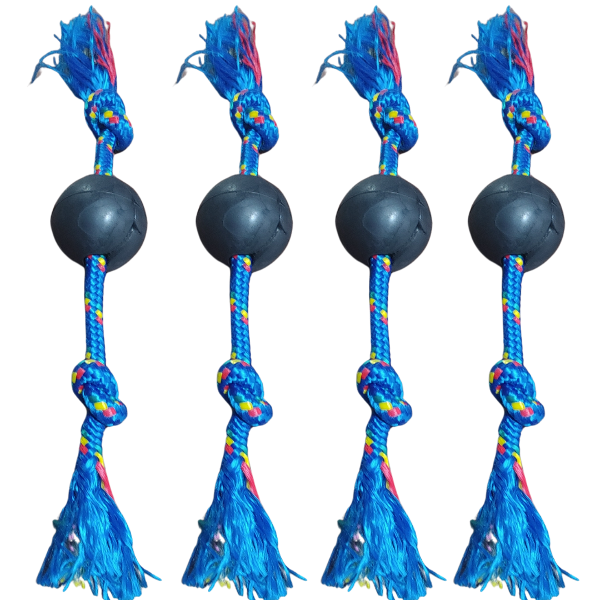 Producto - Pelota Lisa Con Soga Para Perros Pequeños Y Medianos - 4